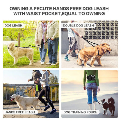 Hands-Free Dog Training Bag with Leash