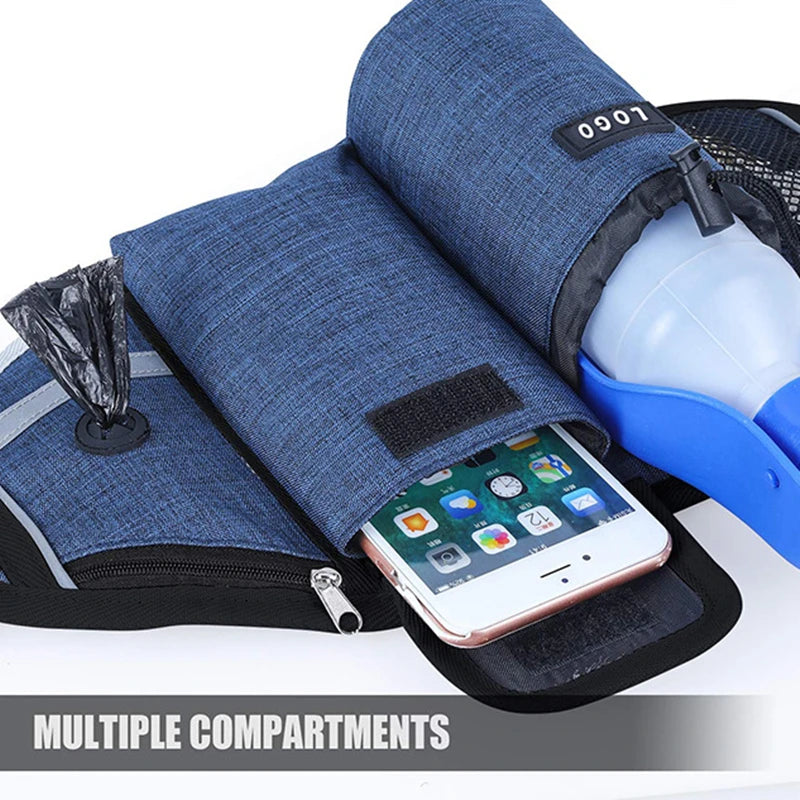 Hands-Free Dog Training Bag with Leash